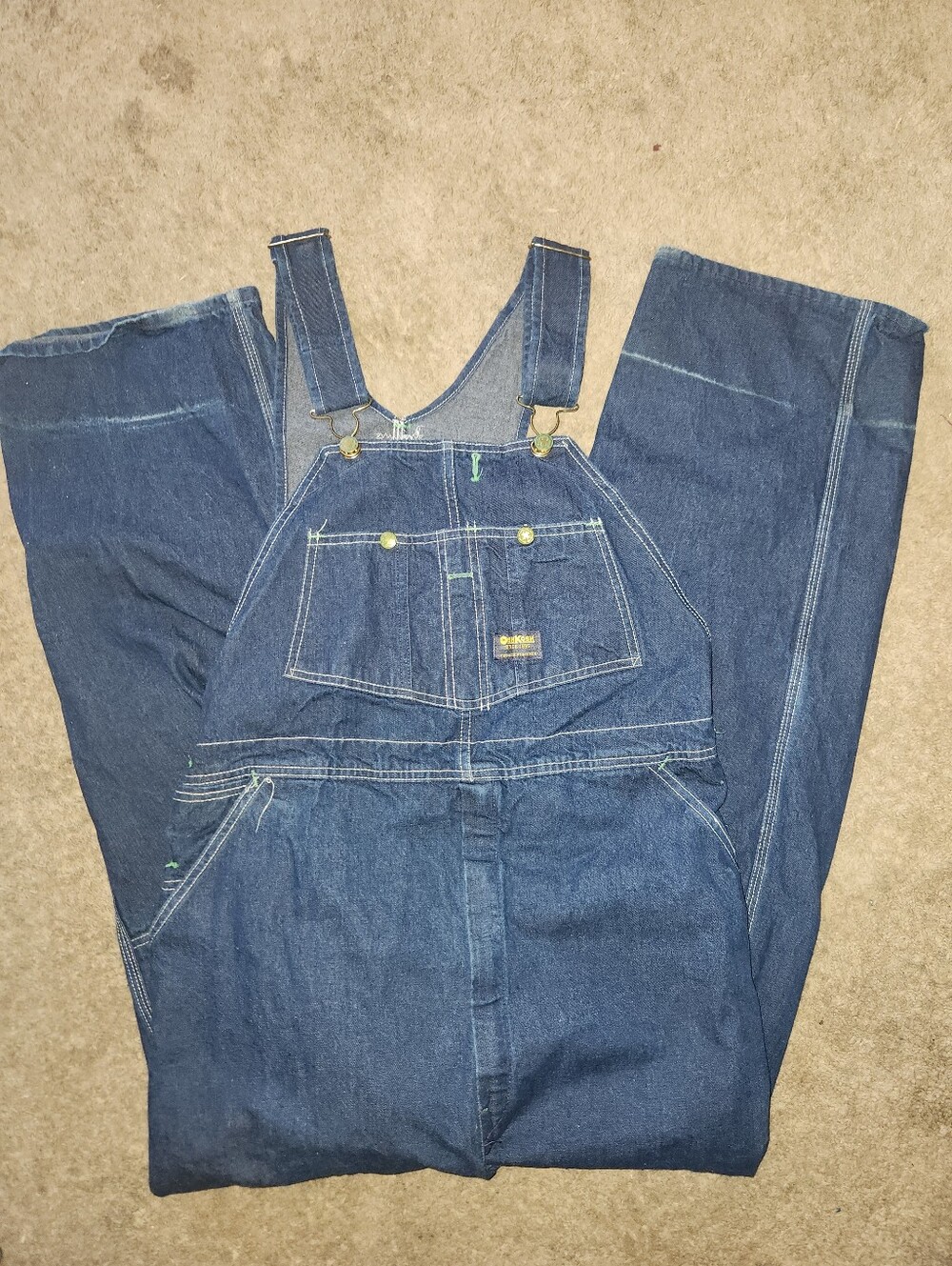 Osh Kosh Vestbak Denim Bib Overalls 40×30